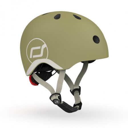 Детска каска Scoot & Ride, Olive S-M